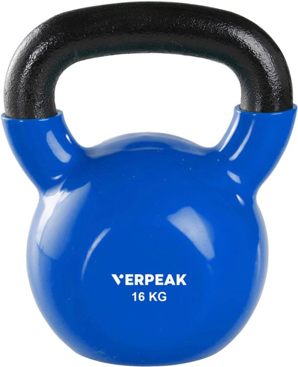 Vinyl Kettlebell 16 KG (Blue)