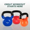 Vinyl Kettlebell 16 KG (Blue)