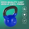 Vinyl Kettlebell 16 KG (Blue)