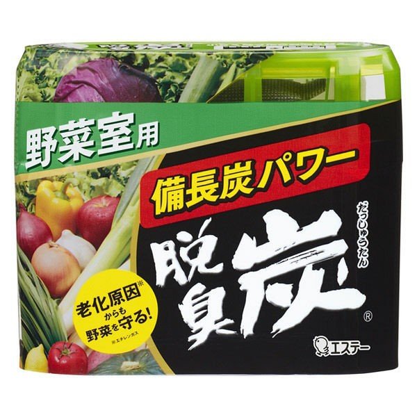 [6-PACK] Japan Deodorizing Charcoal For Vegetable Room 140g