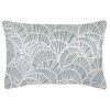 Cushion Cover-With Piping-Positano Smoke – 35×50 cm