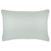 Cushion Cover-With Piping-Zig Zag Pale Mint – 35×50 cm