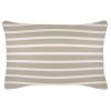 Cushion Cover-With Piping-Hampton Stripe Beige – 35×50 cm