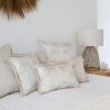 Cushion Cover-Coastal Fringe-Tall-Palms-Beige – 35×50 cm