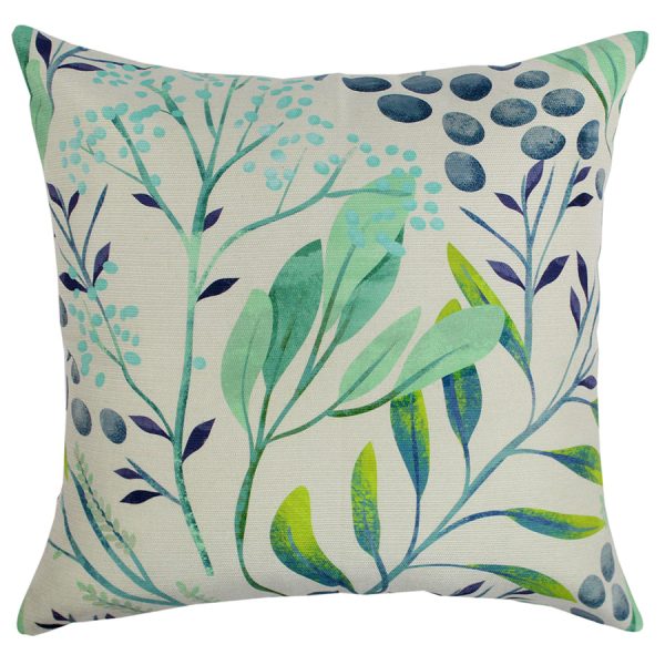 Cushion Cover-Watercolour Branches Sided-No Piping-45cm x 45cm – Fall Single