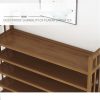 Tower Bamboo Wooden Shoe Rack Corner Shelf Stand Storage Organizer – 6 Tier