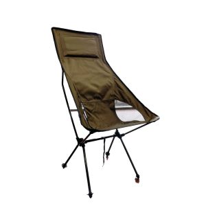 Camping Chair Folding High Back Backpacking Chair with Headrest