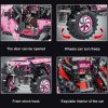 2471pcs Off-road Pink Vehicle Building Blocks Bricks Car Series 1:8 Model Kits Gifts Mork 022010-1 Creative Pick Up