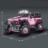 2471pcs Off-road Pink Vehicle Building Blocks Bricks Car Series 1:8 Model Kits Gifts Mork 022010-1 Creative Pick Up