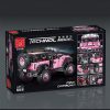 2471pcs Off-road Pink Vehicle Building Blocks Bricks Car Series 1:8 Model Kits Gifts Mork 022010-1 Creative Pick Up