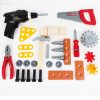 43pcs DIY Toy Power Workbench, Kids Power Tool Bench Construction Set with Tools and Electric Drill