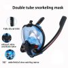 Snorkel Mask Safe Double Breathing System Full Face Snorkeling Anti Leak/Fog AU – Small