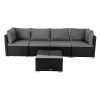 Outdoor Modular Lounge Sofa Bondi-Black