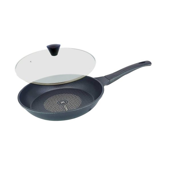 Non-Stick Titanium Coating Frying Pan 26cm + Glass Lid