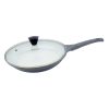 KOMAN Non-Stick Titanium Coating Frying Pan 28cm + Glass Lid