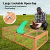 Chicken Coop Rabbit Hutch Extension Run 180 x 90 x 48cm Runey