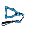 2 X Medium Pet Dog Cat Puppy Kitten Rabbit Dog Harness Collar leash lead 5 Color