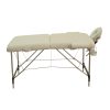 Fold Portable Aluminium Massage Table Massage Bed Beauty Therapy – 98x65x17 cm, Beige