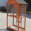 Wooden XXL Pet Cages Aviary Carrier Travel Canary Parrot Bird Cage