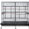 XXXL 195 cm Bird Cage Pet Parrot Aviary  Perch Castor Wheel