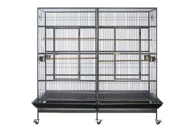 XXXL 195 cm Bird Cage Pet Parrot Aviary  Perch Castor Wheel