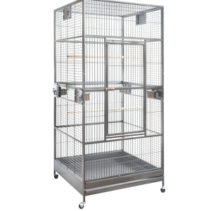 XXL 203cm Macaw Parrot Aviary Bird Cat Pet Cage On Wheels