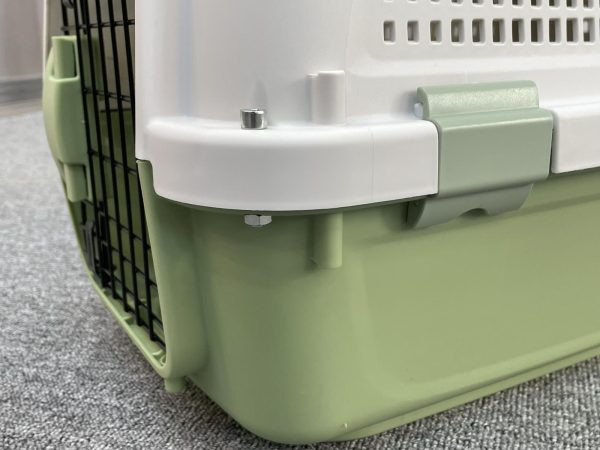 Dog Cat Rabbit Crate Pet Kitten Carrier Parrot Cage – 50x34x30 cm, Green