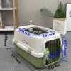 Dog Cat Rabbit Crate Pet Kitten Carrier Parrot Cage – 50x34x30 cm, Green