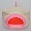 Large Hooded Cat Toilet Litter Box Tray House With Scoop Pink