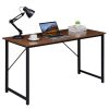 Computer Desk, Sturdy Home Office Gaming Desk for Laptop, Modern Simple Style Writing Table, Multipurpose Workstation