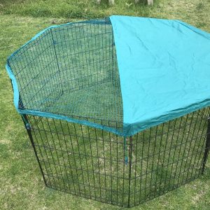 YES4PETS 6 Panel Dog Cat Exercise Playpen Puppy Enclosure Rabbit Fence With Cover