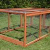 YES4PETS Large Chicken Coop Run Guinea Pig Cage Villa Extension Rabbit Hutch House Pen