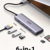 UGREEN 60383 Premium 6-in-1 USB-C Hub