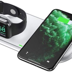 CHOETECH T317 2-in-1 Dual Wireless Charger Pad (MFI Certified)