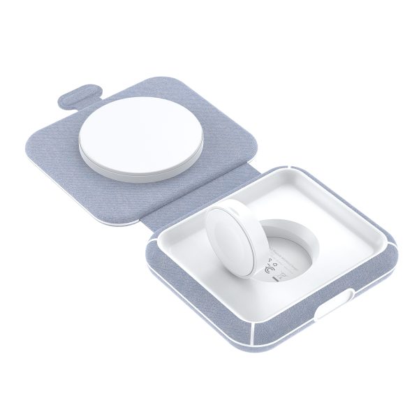 T323 2-in-1 Magsafe&MFI Wireless Charger