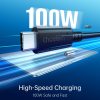 CHOETECH XCC-1028 USB-C To USB-C 100W USB 4.0 Gen 3 Cable 0.8M