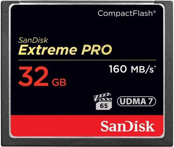 SanDisk Extreme Pro CFXP CompactFlash 160MB/s (SDCFXPS) – 32GB