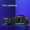 HP DHE-6002 Wired Soundbar RGB Light Multimedia Speaker