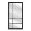 Window Style Mirror – Rectangle 100cm x 200cm – Black