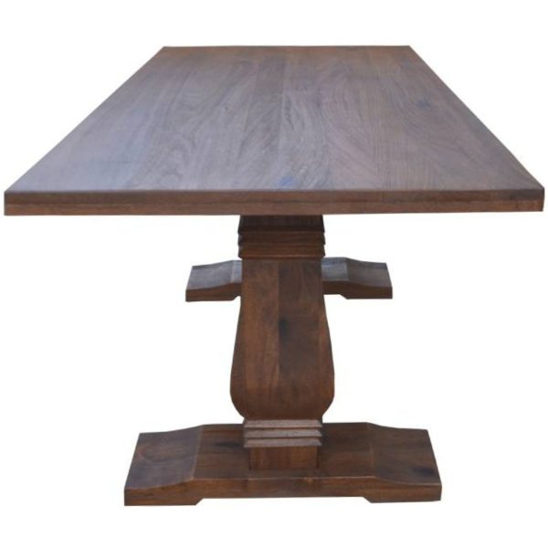 Florence  Dining Table French Provincial Pedestal Solid Timber Wood – 200x100x90 cm