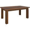 Dining Table 180cm Solid Pine Wood Home Dinner Furniture – Dark Brown