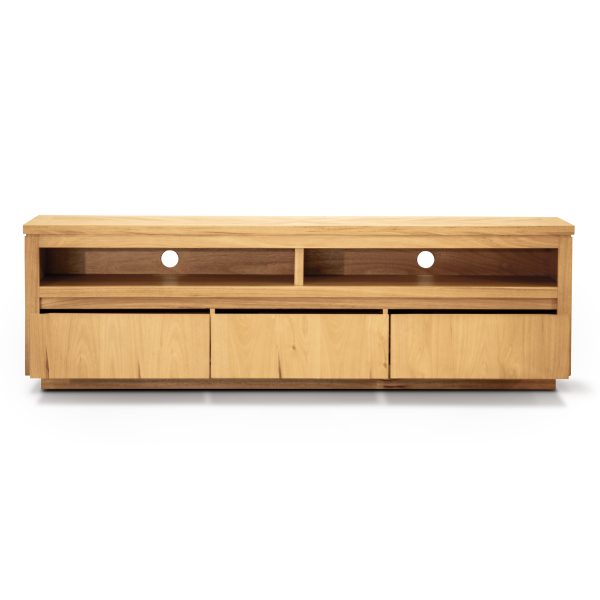 Wealdstone ETU Entertainment TV Unit Drawer Solid Messmate Timber Wood – 185x45x56 cm