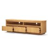 Wealdstone ETU Entertainment TV Unit Drawer Solid Messmate Timber Wood – 185x45x56 cm