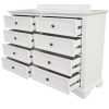 Dresser 8 Chest of Drawers Bedroom Acacia Timber Storage Cabinet – White