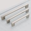 Brushed Nickel Kitchen Door Cabinet Drawer Handle Pulls – 128mm