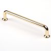 Polished gold Furniture Kitchen Bathroom Cabinet Handles Drawer Bar Handle Pull Knob – 128 mm