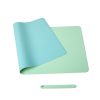 Dual Side Office Desk Pad Waterproof PU Leather Computer Mouse Pad – 120×60 cm, Green