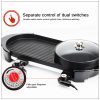 2 in 1 BBQ Barbecue Electronic Pan Grill Teppanyaki Hot Pot Hotpot Steamboat