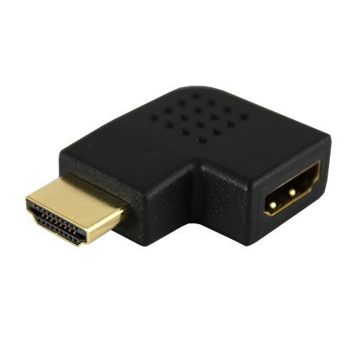 HDMI Port Saver Male to Female 90 Degree Vertical Flat Left For HDMI Cable