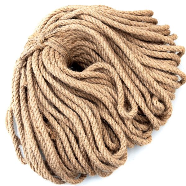 Sisal Rope Natural Twine Cord Thick Jute Hemp Manila  Crafting Home Decor – 50m x 10mm